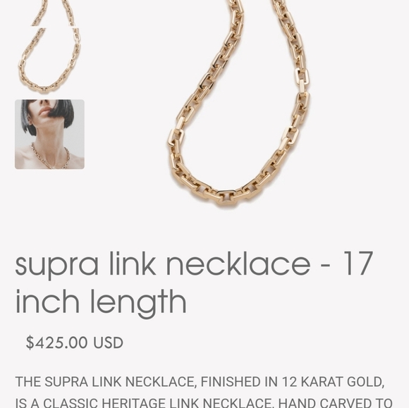 Eddie Borgo Supra Link Necklace - Picture 2 of 5